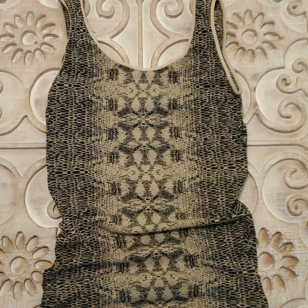 Snake Skin Sexy Tank, L